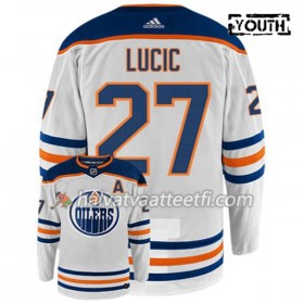 Lasten NHL Edmonton Oilers Pelipaita MILAN LUCIC 27 Adidas Valkoinen Authentic